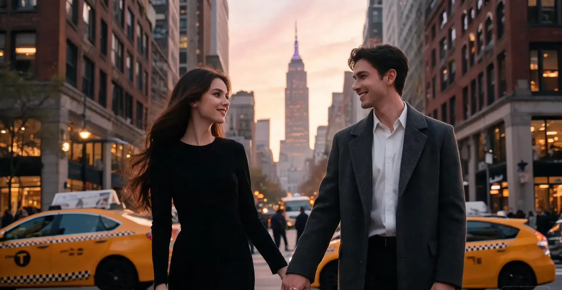 Couple in New York City, USA