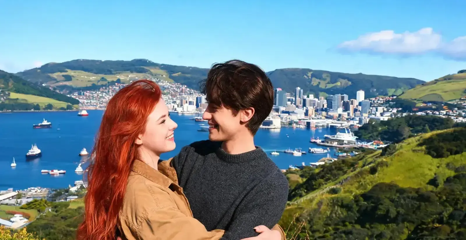Couple in Wellington, New Zealand